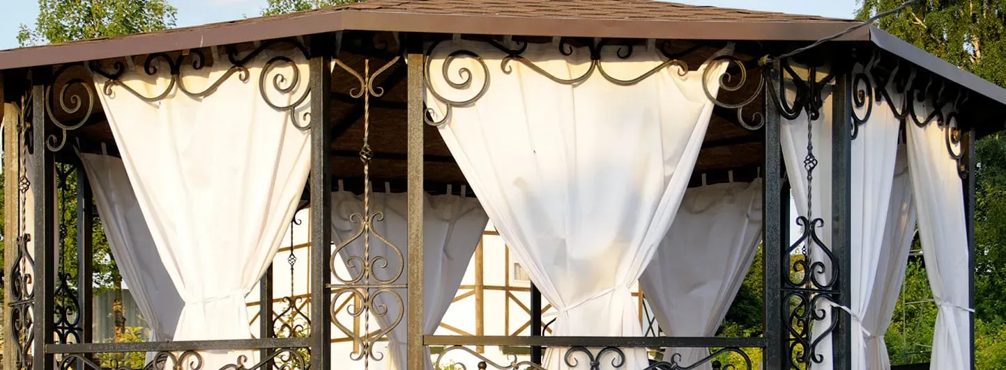 pergola en fer forgé