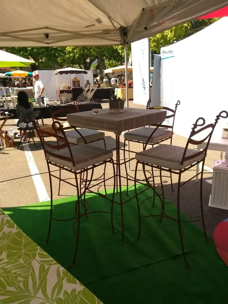 mobilier en fer forgé